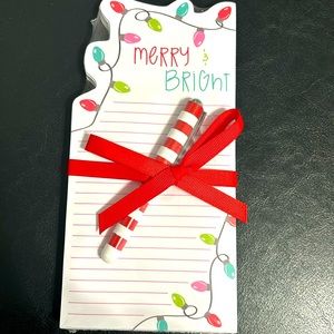 Holiday Notepad and Pen